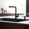 Смеситель для кухни Franke Neptune Evo выдвижной излив черный мат (115.0711.725)- Фото 2