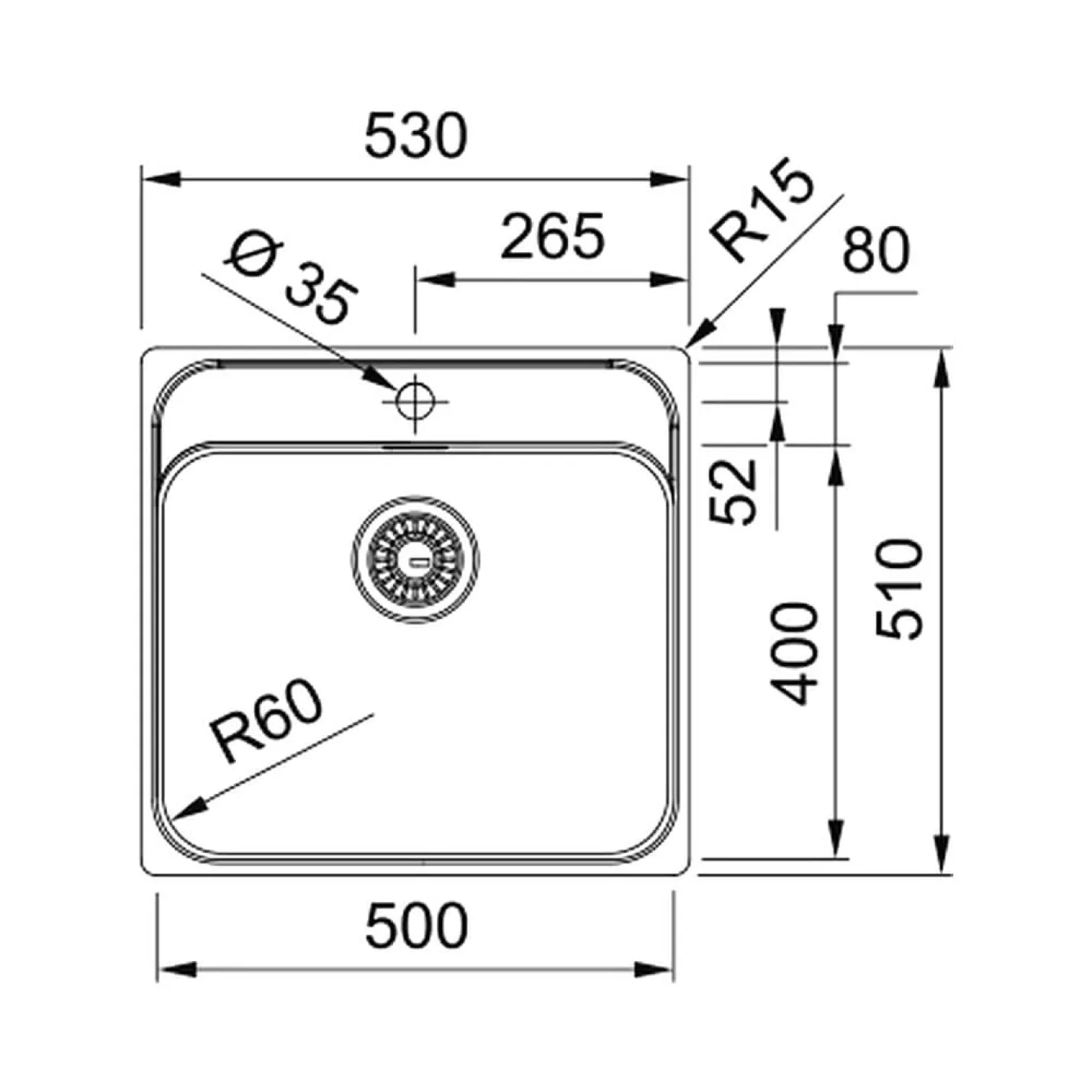 Кухонна мийка Franke Smart SRX 210-50 TL (127.0703.299) - Фото 1