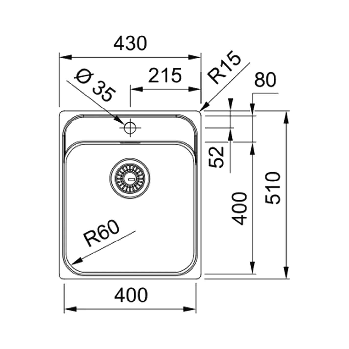 Кухонна мийка Franke Smart SRX 210-40 TL (127.0703.298) - Фото 1