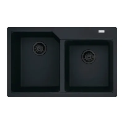 Кухонная мойка Franke Urban UBG 620-78 Black Edition, черный матовый (114.0699.237)