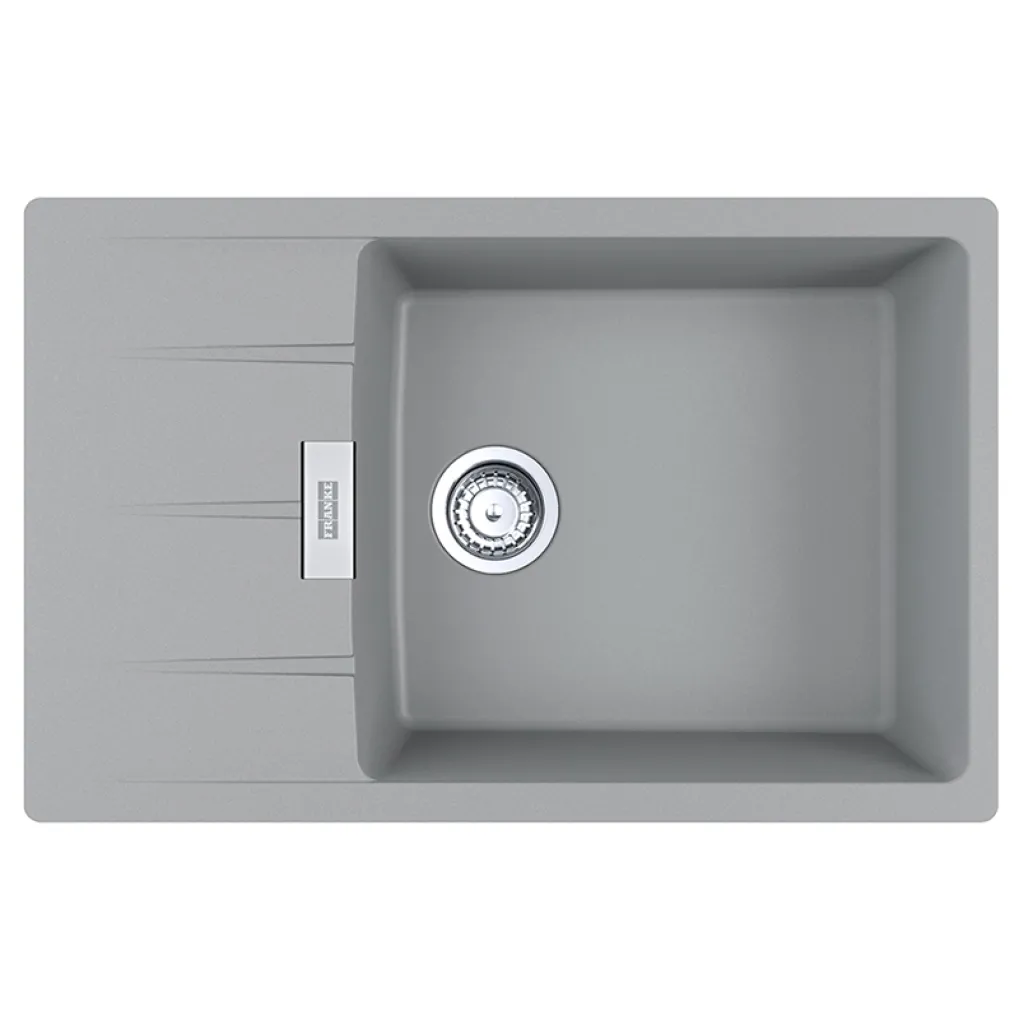 Мийка для кухні Franke Centro CNG 611-78 XL оборотна, кліпси, сірий- Фото 1