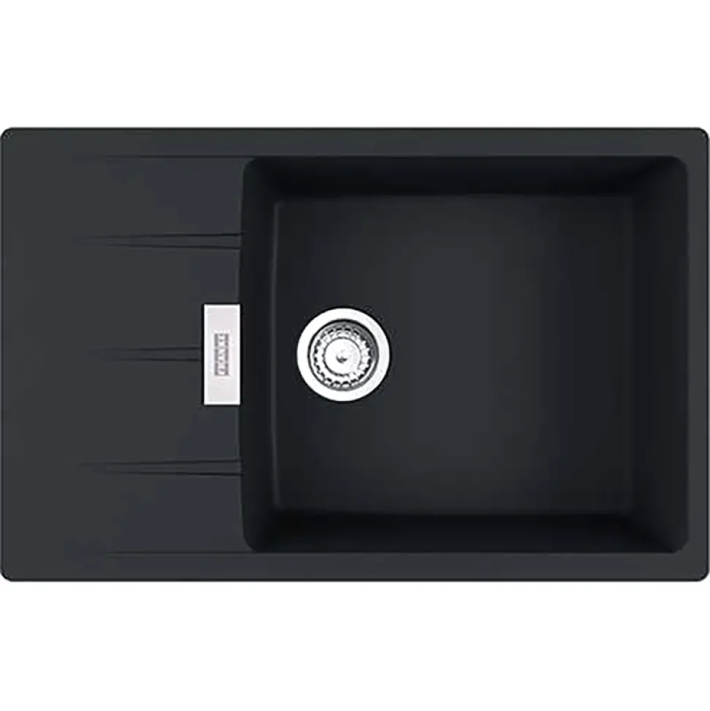 Мойка для кухни Franke Centro CNG 611-78 XL 780х500х200 мм, черный матовый- Фото 1