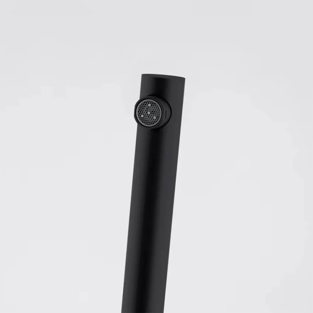 Смеситель Franke Lina L Shape с поворотным изливом, черный матовый (115.0693.393)- Фото 3