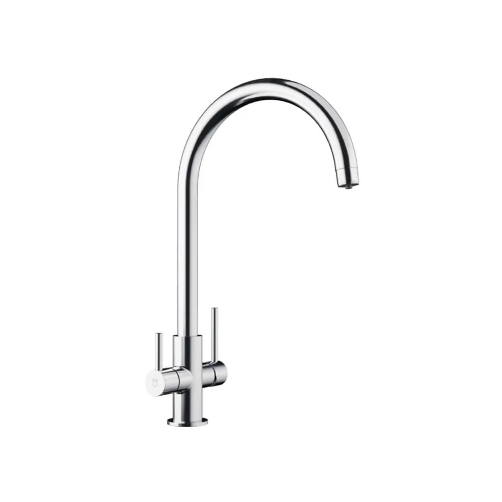 Смеситель для кухни Franke Lina Clear Water с подключением к фильтру воды, хром (120.0703.742)- Фото 3
