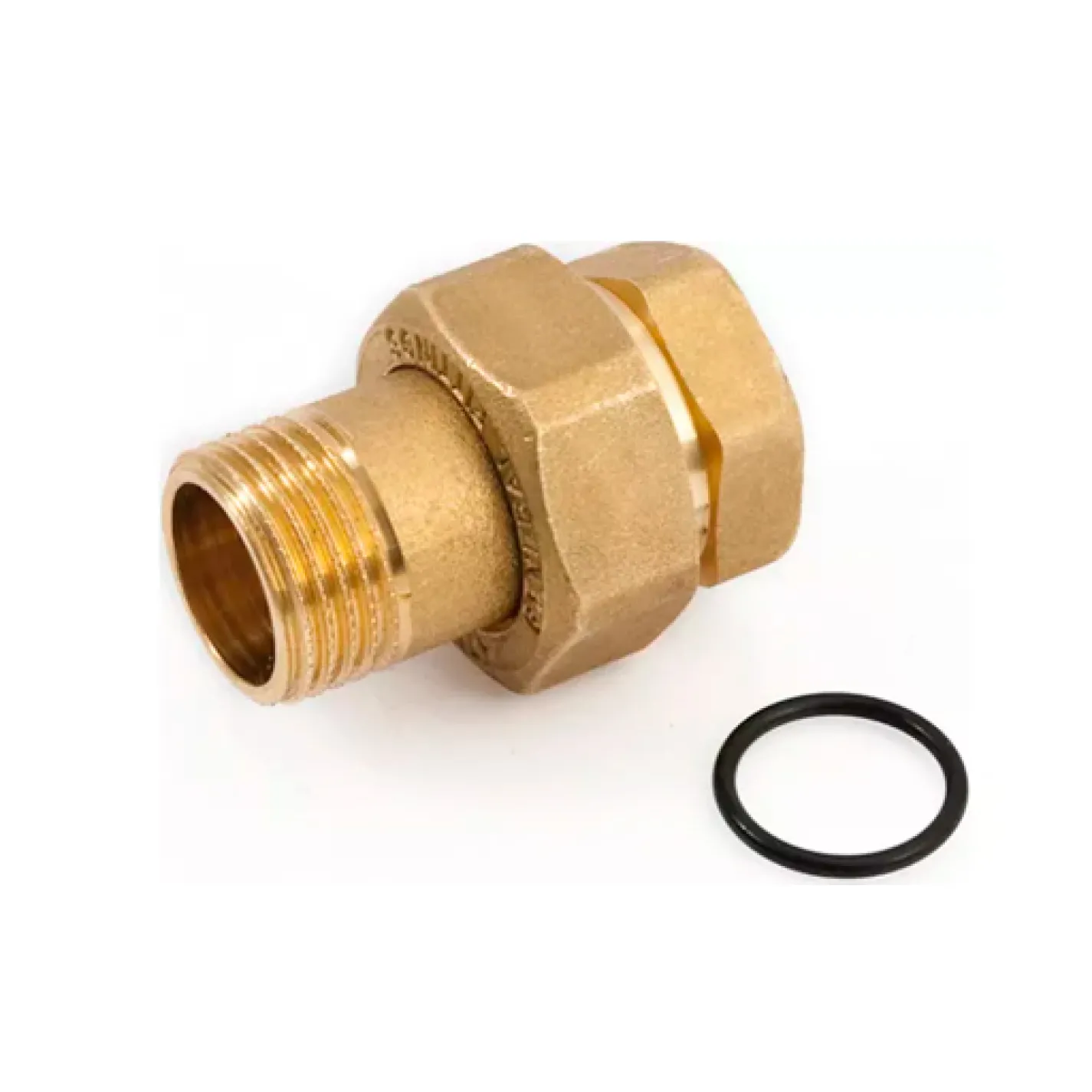 Американка пряма З/В з кільцем ущільнювача General Fittings 1/2 - Фото 1
