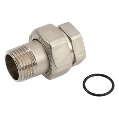 Американка General Fittings под кольцо 1/2 ВЗ Никель