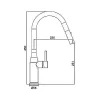 Смеситель для кухни Gappo Графит G4398-41З- Фото 4