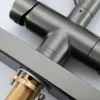 Смеситель для кухни с водопадом Gappo Серый G4098-9- Фото 3
