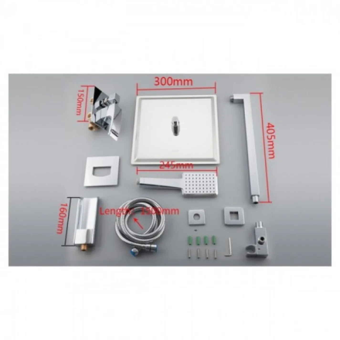 Душова cистема Gappo G7107-20, 3 функції, хром - Фото 2