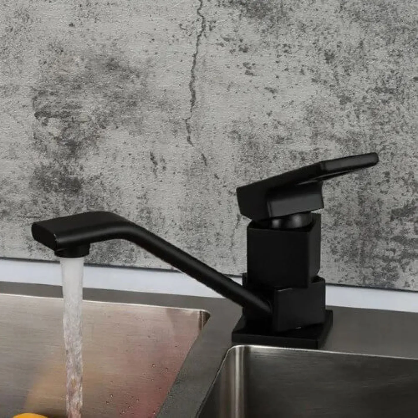 Змішувач для кухні Gappo G4517-6 чорний - Фото 3
