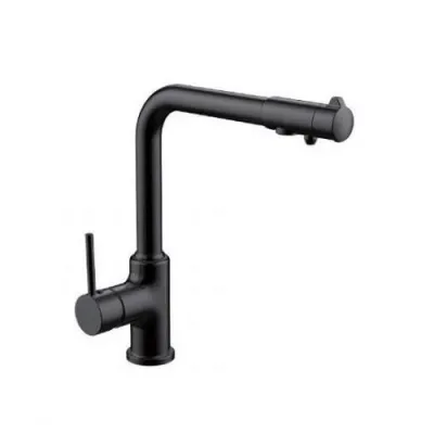 Змішувач для кухні Gappo G4390-10 із підключенням фільтра питної води чорний