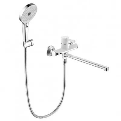 Змішувач для ванни Gappo G2203-8 білий/хром