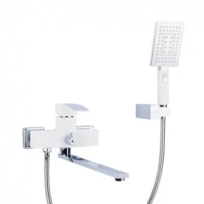 Змішувач для ванни Gappo Jacob G2207-7 білий/хром