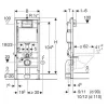 Инсталляция Geberit Duofix Basic + унитаз Volle 3 в 1 Libra S Rimless (13-41-160S+458.103.00.1)- Фото 2