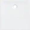 Душовий піддон Geberit NEMEA 80x80х3,5 квадратний, білий матовий- Фото 1