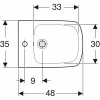 Біде підвісне Geberit Selnova Compact (500.272.01.1)- Фото 2