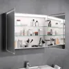 Зеркальный шкафчик Geberit Option 90 см с подсветкой, с 2 зеркальными дверцами (500.583.00.1)- Фото 3
