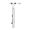 Клавіша змиву Geberit Sigma 01 Square 115.660.DW.1 чорний- Фото 3