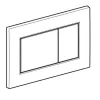 Клавіша змиву Geberit Sigma 01 Square 115.660.DW.1 чорний- Фото 4