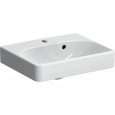 Умивальник підвісний Geberit Smyle Square 45х36 білий (500.222.01.1)
