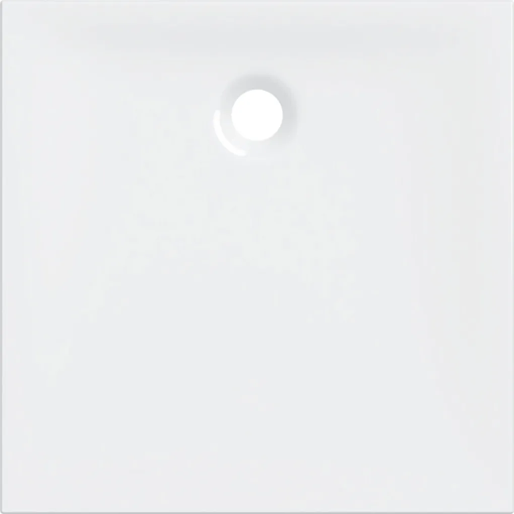Душевой поддон Geberit NEMEA 80x80х3,5 квадратный, белый матовый- Фото 1