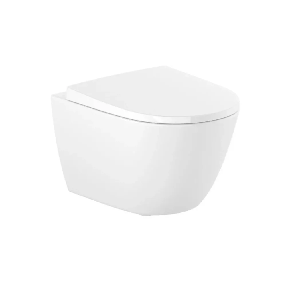 Інсталяція для унітазу Geberit Duofix Basic + унітаз Roca Ona Rimless з сидінням soft-close (A34H688000+458.103.00.1)- Фото 4