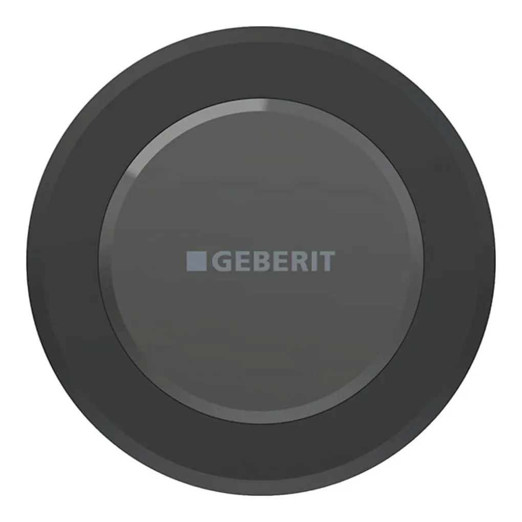 Клавіша змиву для унітазу Geberit, безконтактна, від мережі, чорний (115.956.14.6)- Фото 1