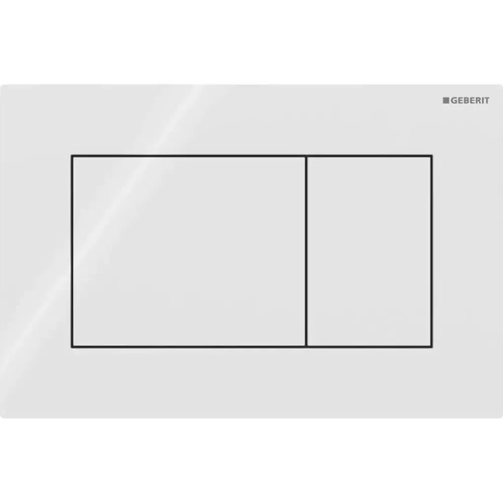 Клавіша змиву Geberit Sigma 01 Square 115.660.11.1 білий- Фото 1