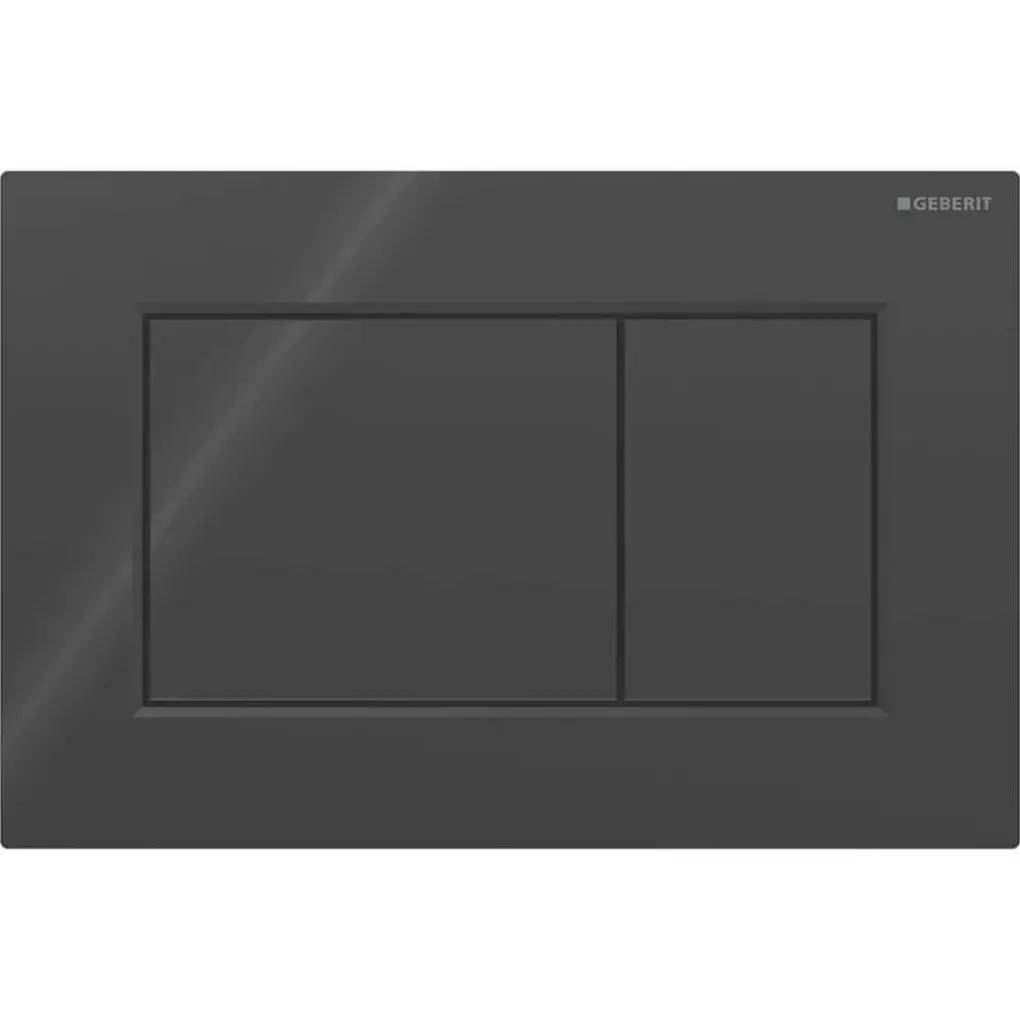 Клавіша змиву Geberit Sigma 01 Square 115.660.DW.1 чорний- Фото 1