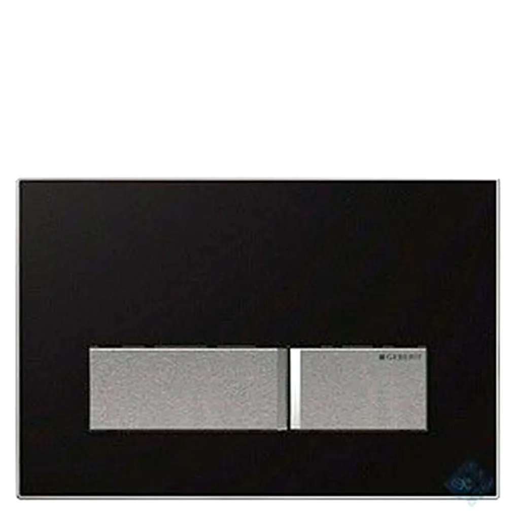 Клавіша змиву Geberit Sigma 40 чорний/матовий алюміній (115.600.KR.1)- Фото 1