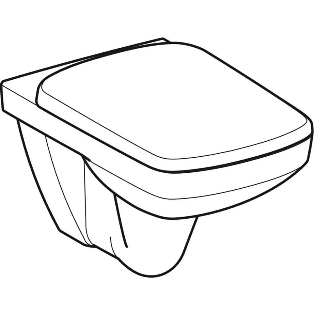Унітаз підвісний Geberit Selnova Square 501.961.00.1(500.275.01.1+500.336.0)- Фото 2