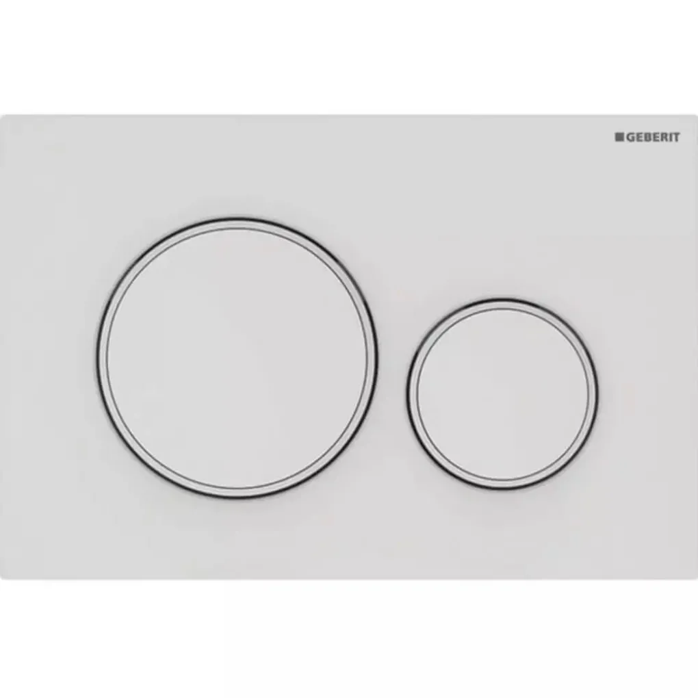Змивна клавіша Geberit Sigma20 Білий (115.882.01.1)- Фото 1