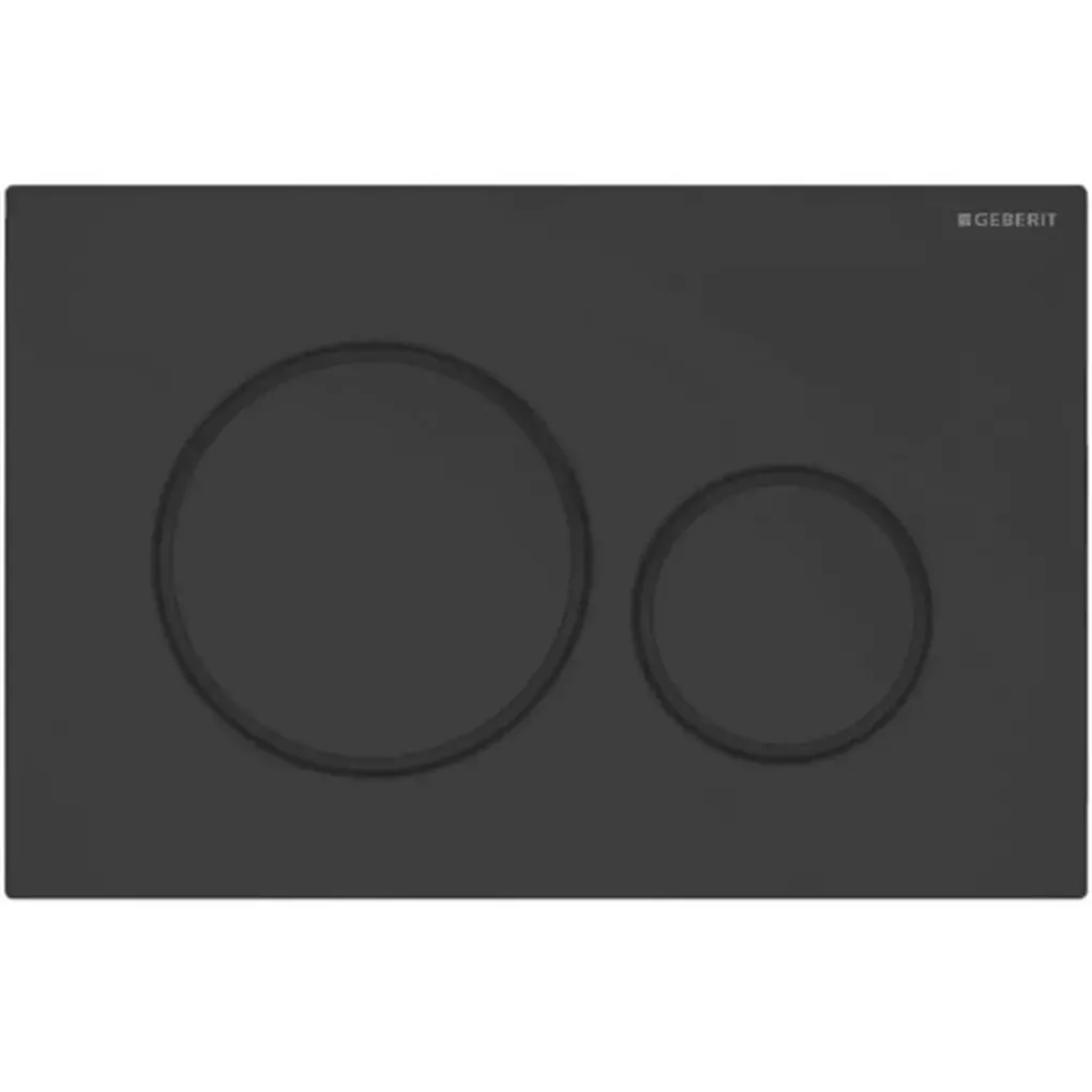 Змивна клавіша Geberit Sigma20 Чорний (115.882.16.1)- Фото 1