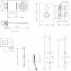 Набір для душу прихованого монтажу GENEBRE з термостатом (termo3way1643)- Фото 2