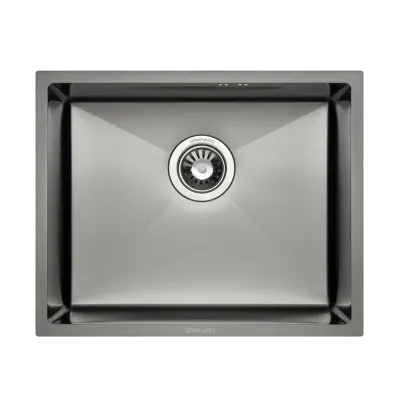 Кухонна мийка Granado Under top Max Steel S201 black (GS07201B)