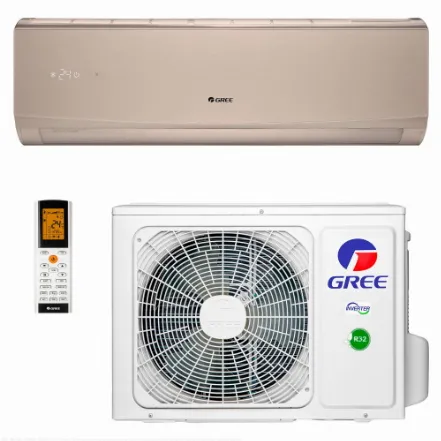 Кондиціонер Gree Lomo Inverter GWH18QC-K6DND2D Золотий