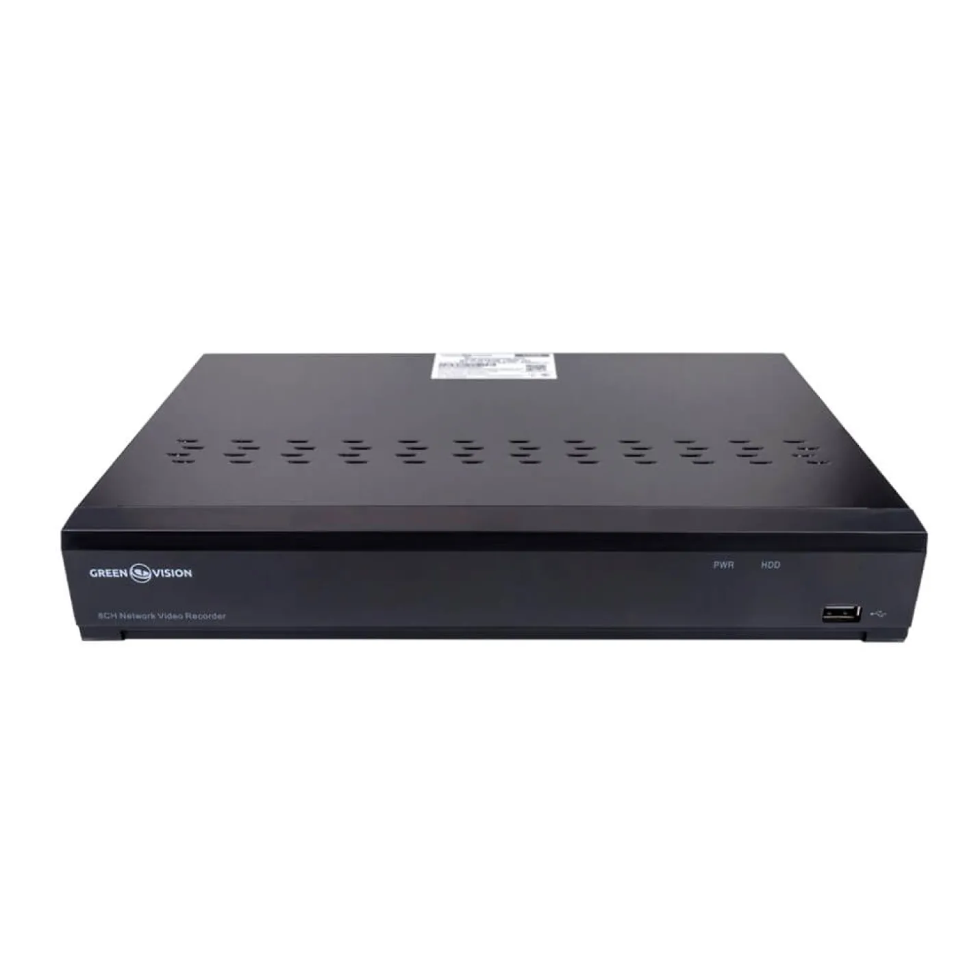 IP відеореєстратор 8-канальний GreenVision GV-N-I016/08 12Mp NVR - Фото 1