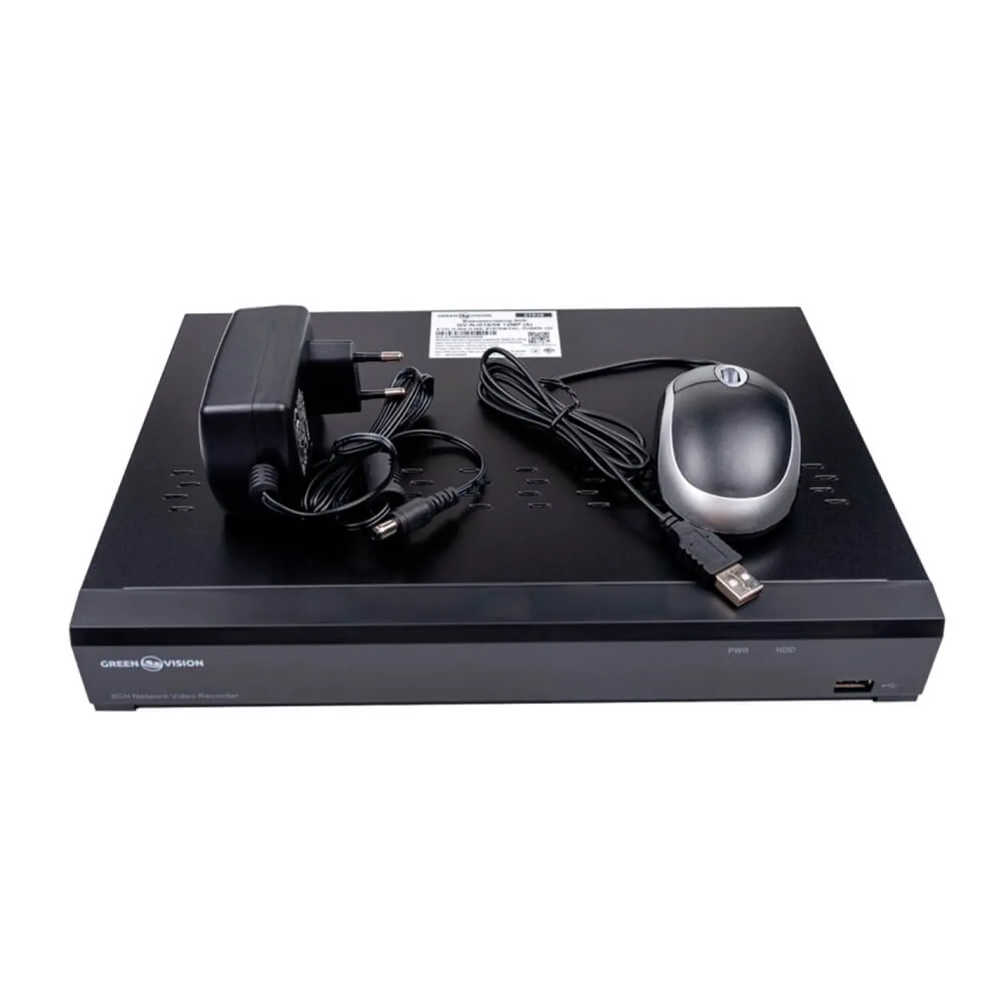 IP відеореєстратор 8-канальний GreenVision GV-N-I016/08 12Mp NVR - Фото 2