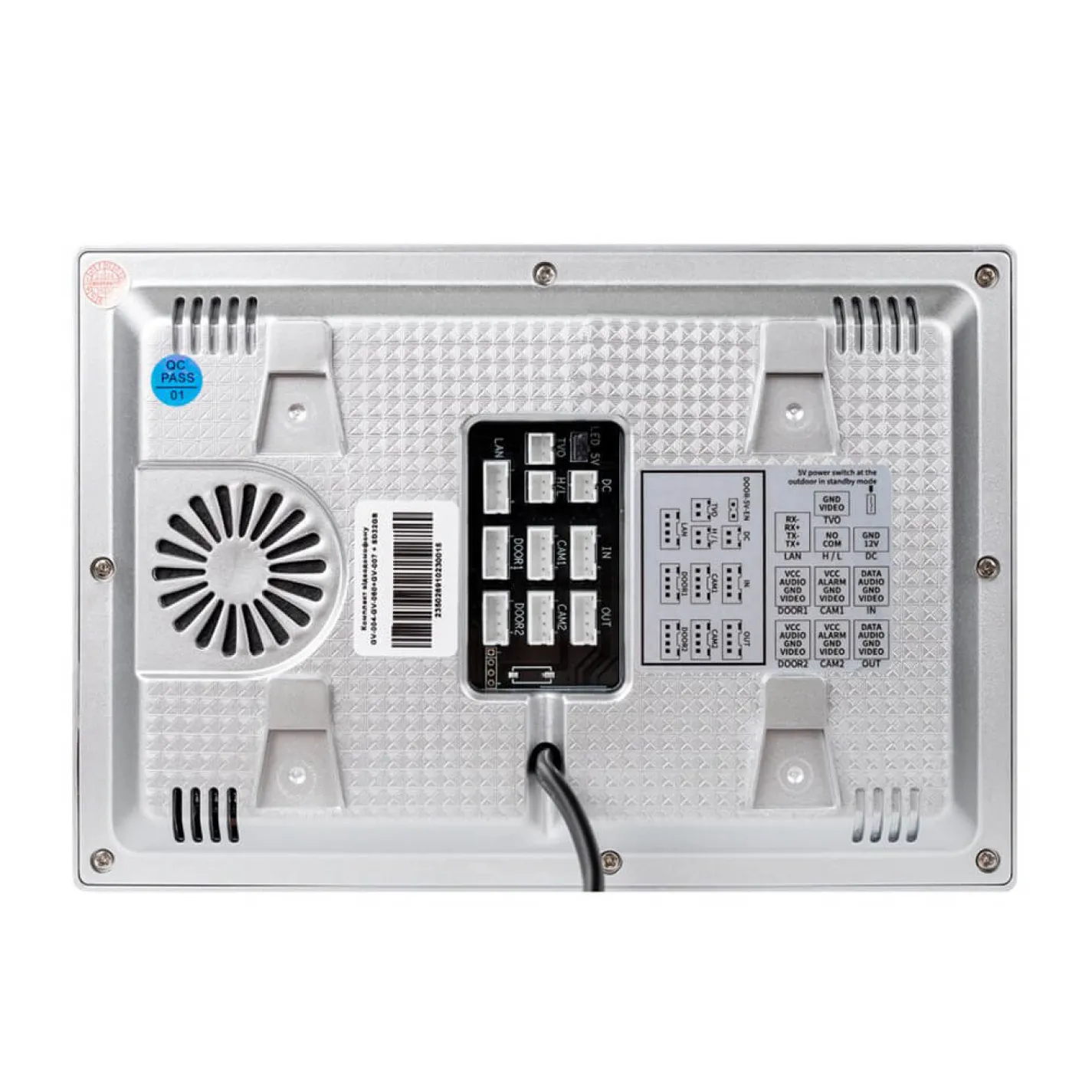 Кольоровий Wi-Fi AHD відеодомофон GreenVision GV-060-AHD-M-VD7SD Black - Фото 3