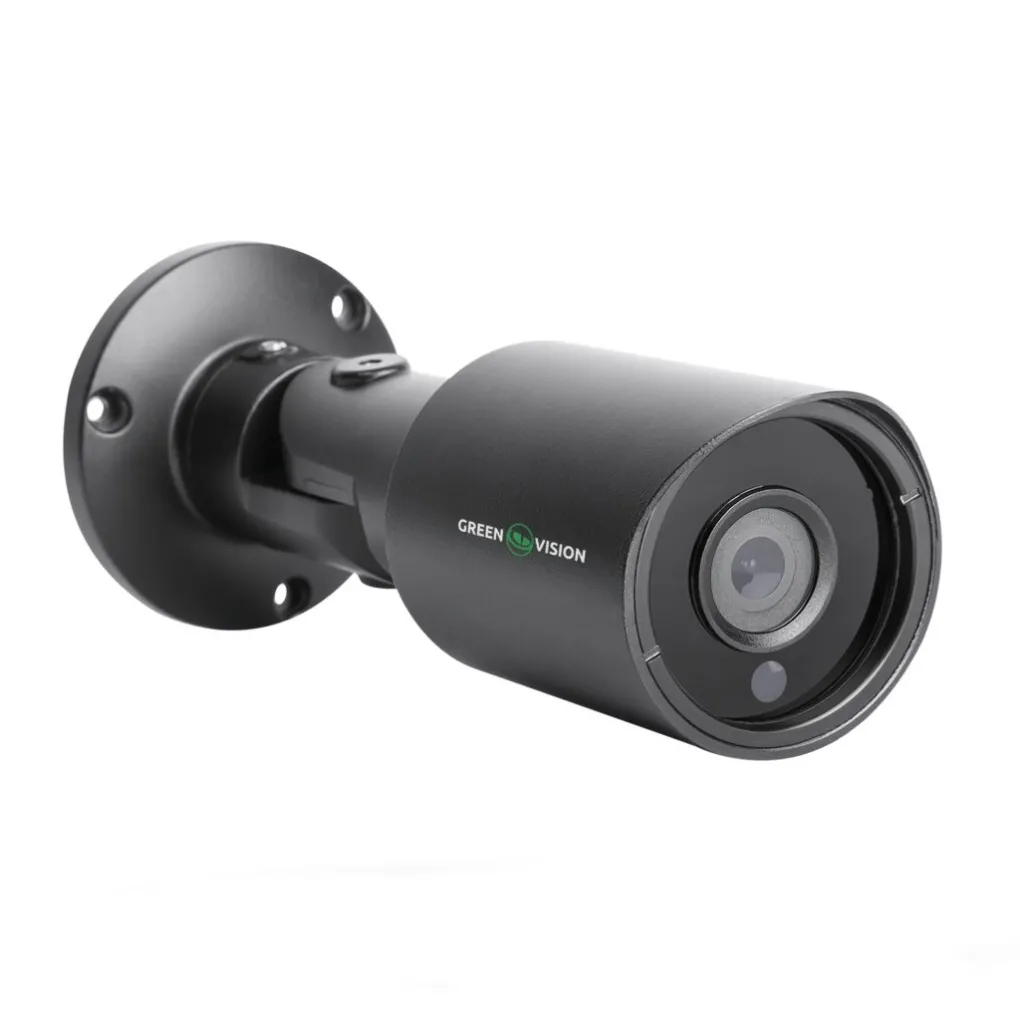 IP-камера відеоспостереження GreenVision GV-154-IP-СOS50-20DH POE 5MP Black 5Mp (3.6 мм) (LP17926)- Фото 1