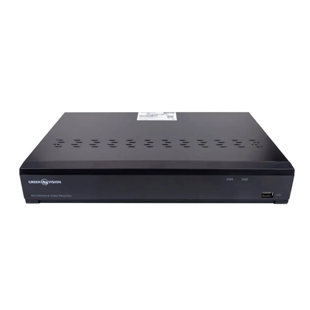 IP відеореєстратор 8-канальний GreenVision GV-N-I016/08 12Mp NVR- Фото 2
