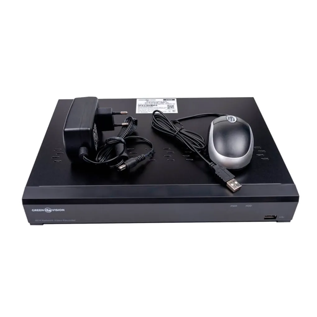 IP відеореєстратор 8-канальний GreenVision GV-N-I016/08 12Mp NVR- Фото 3