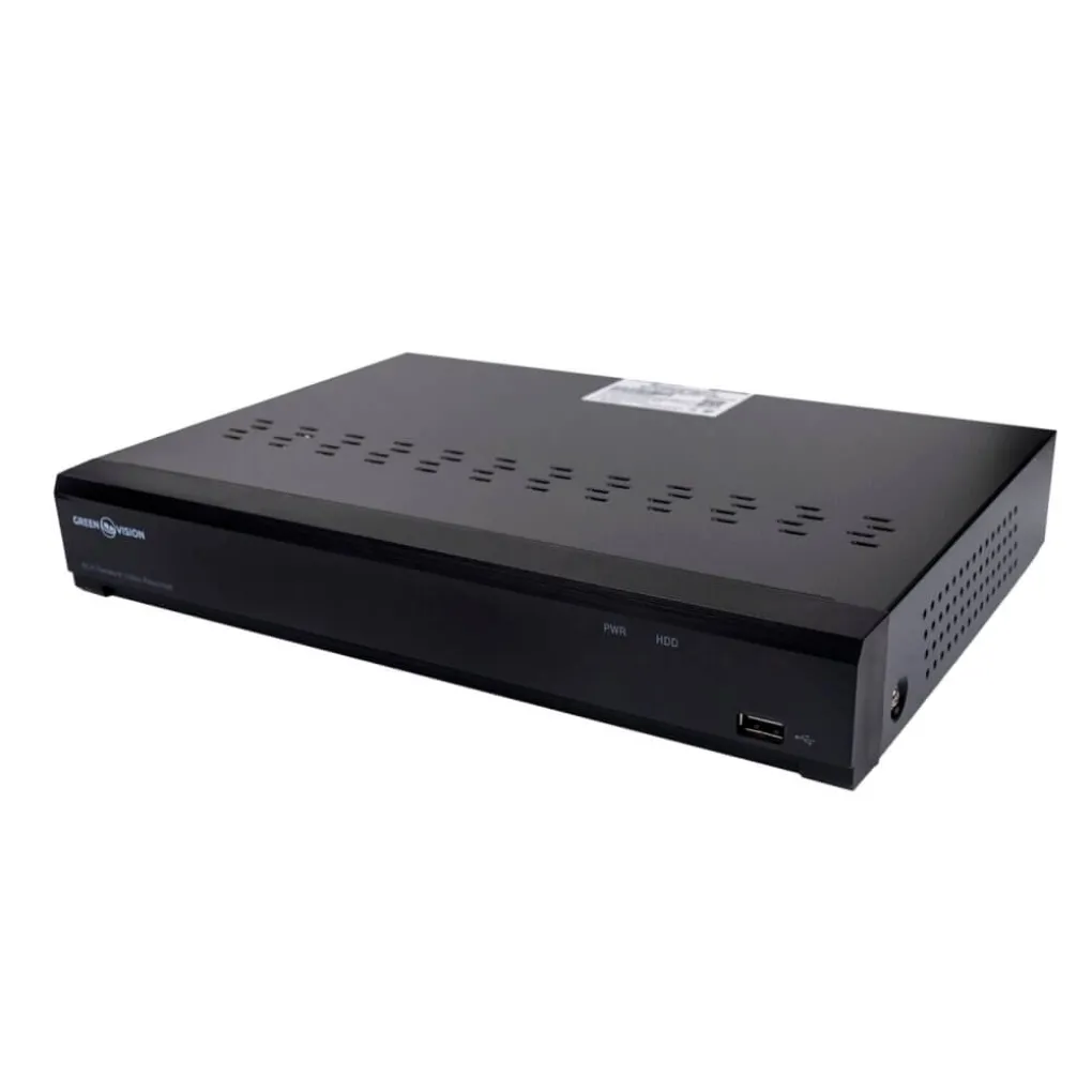 IP відеореєстратор 8-канальний GreenVision GV-N-I016/08 12Mp NVR- Фото 1