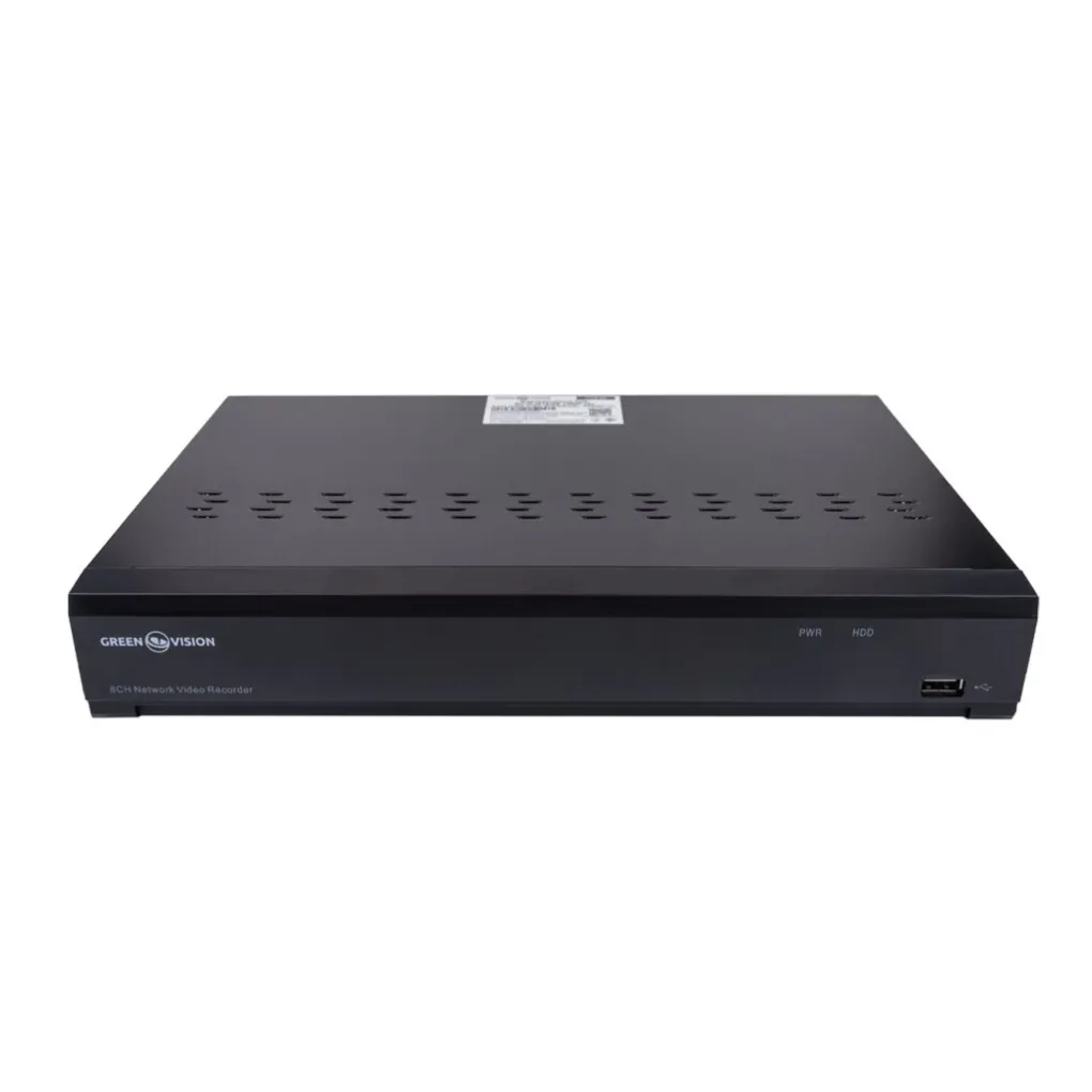 IP-видеорегистратор 8-канальный GreenVision GV-N-I016/08 (A) 12MP (LP21936)- Фото 1