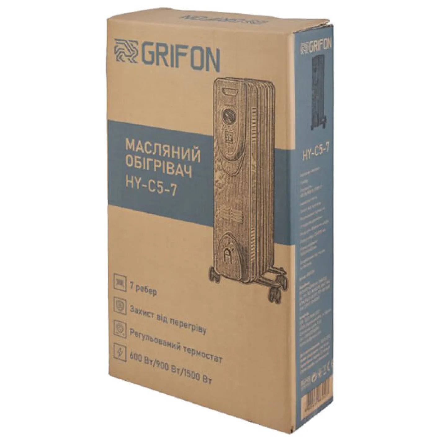 Масляный радиатор Grifon HY-C5-7 - Фото 4