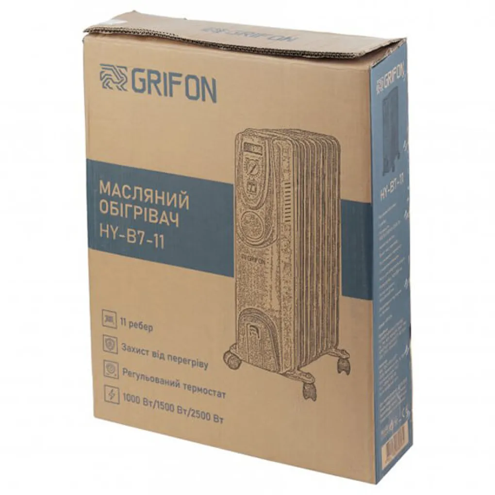 Масляний радіатор Grifon HY-B7-11- Фото 6
