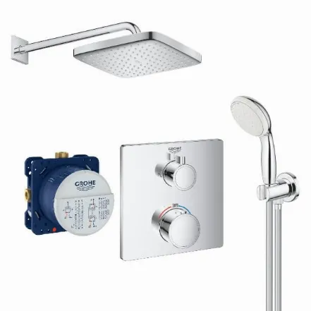 Душова система Grohe Grohtherm Cube с Tempesta Cube 250 (UA26415SC0)