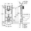 Инсталляции Grohe + унитаз подвесной Roca Gap Clean Rim с сиденьем Soft-Close (38772001+A34H139000)- Фото 7