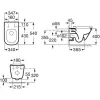 Инсталляция Grohe Rapid SL + унитаз Roca Alegra Rimless с крышкой soft-close (UA388400WG+A34H139000)- Фото 8