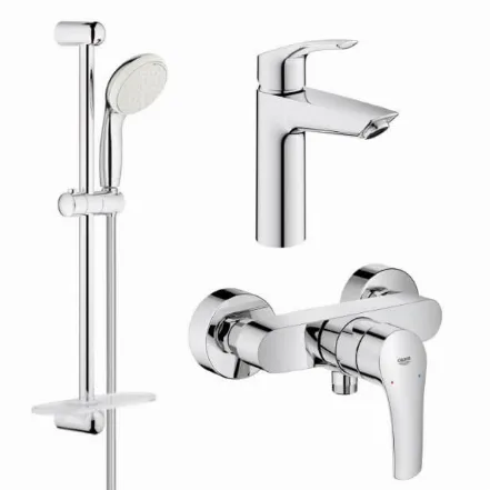 Набір змішувачів для ванни Grohe Eurosmart + New Tempesta 100 (UA123244M0)